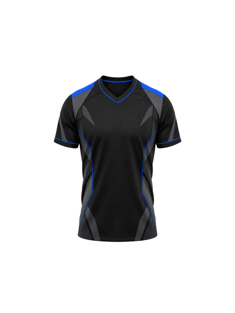 Men’s Courtline Black Volleyball Jersey